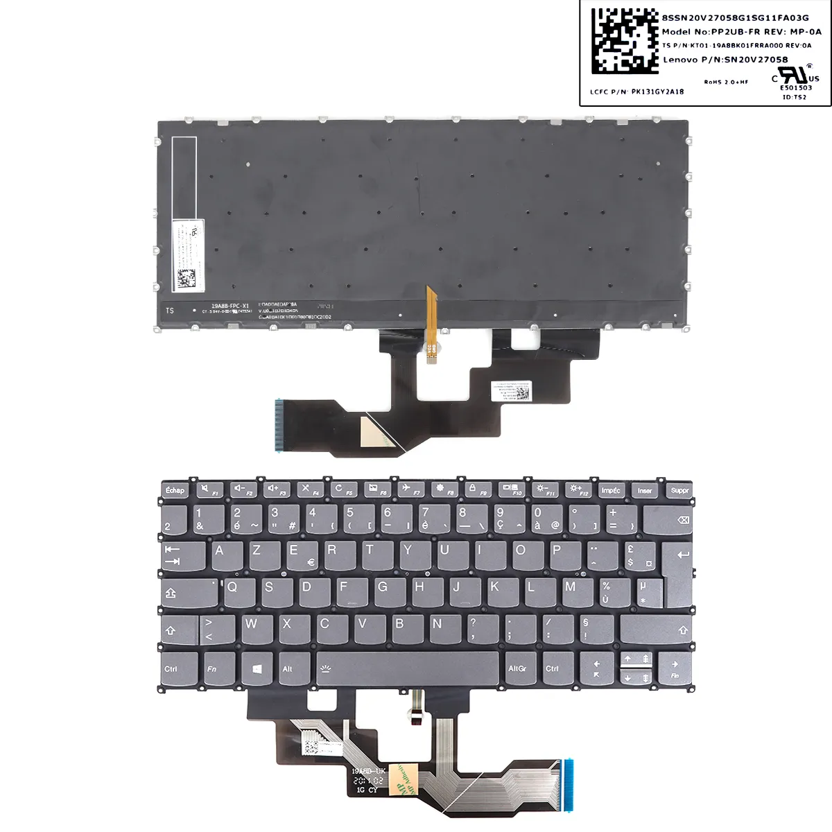 Picture of Lenovo S540-13ARE/XXpro-13ARE 2020 GRAY(backlit WIN8)